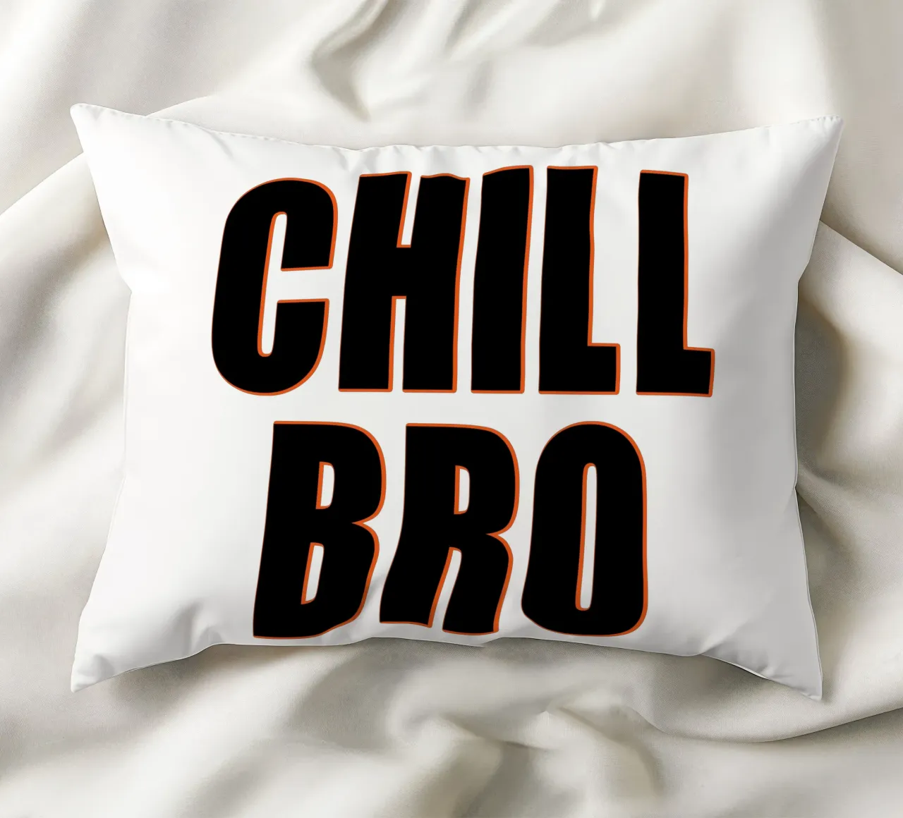 Cool "Chill Bro" kussen van Carinaprint