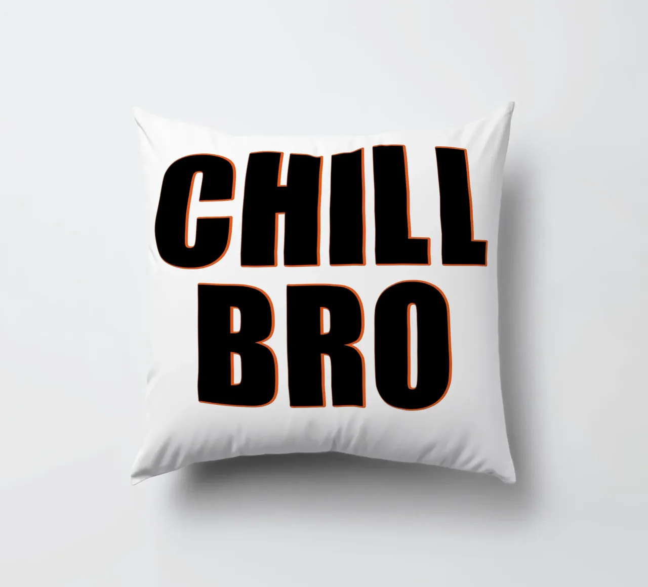 Cool "Chill Bro" kussen van Carinaprint