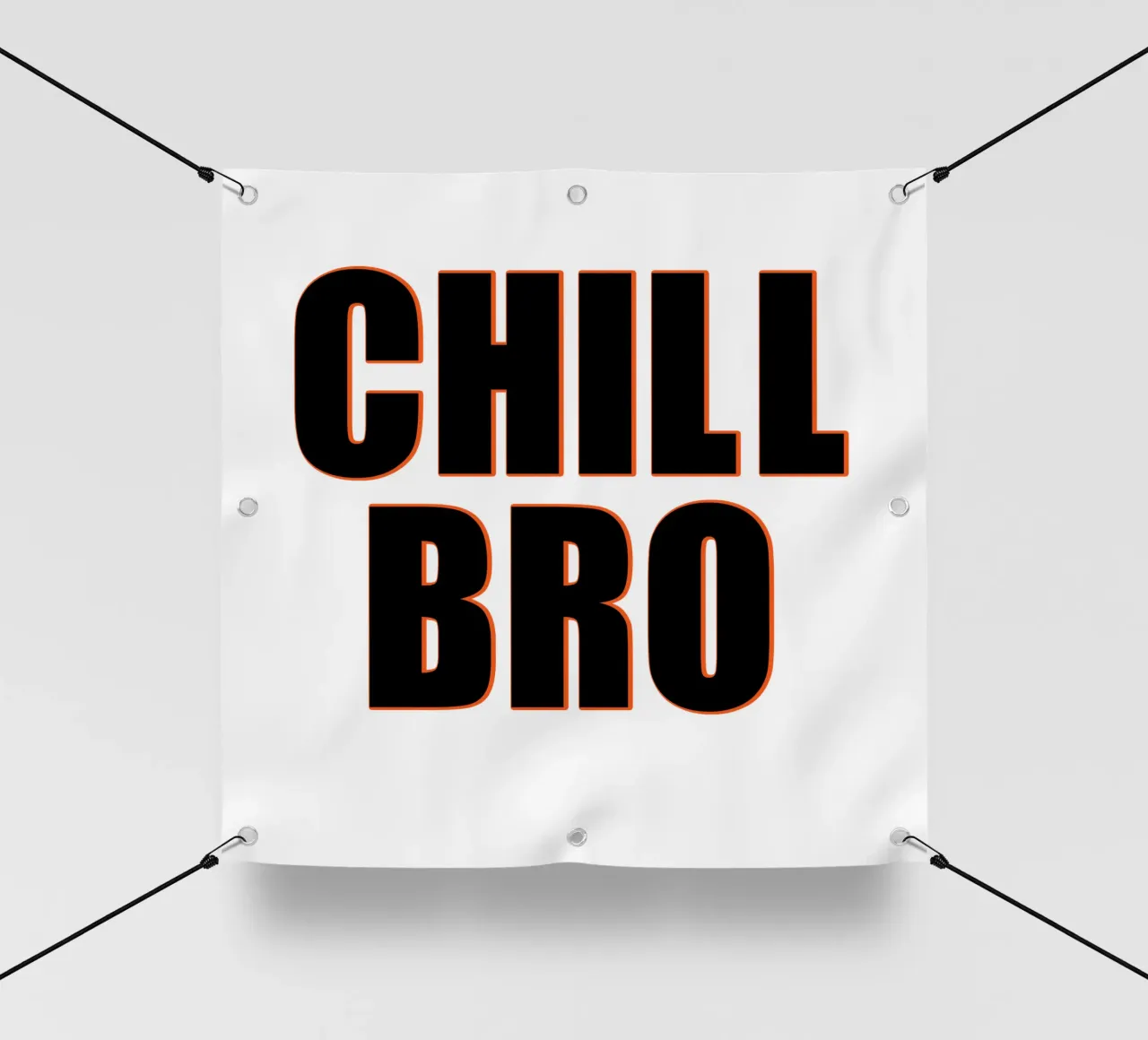 Cool "Chill Bro" telo in pvc da Carinaprint