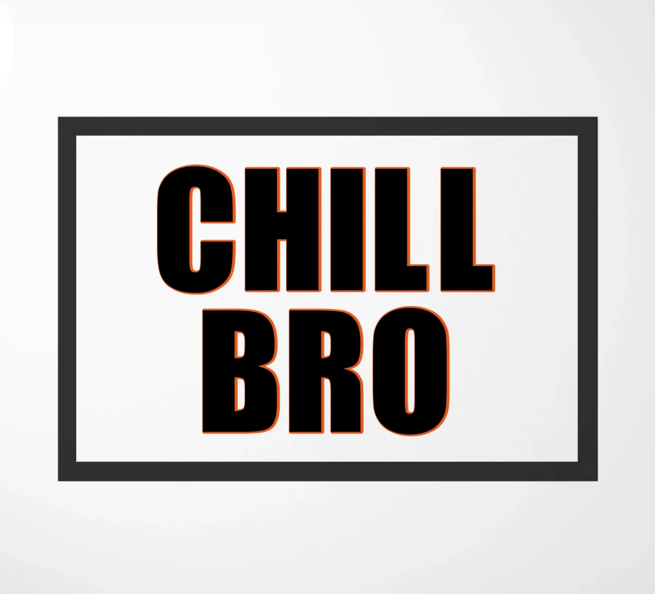 Cool "Chill Bro" zerbino da Carinaprint