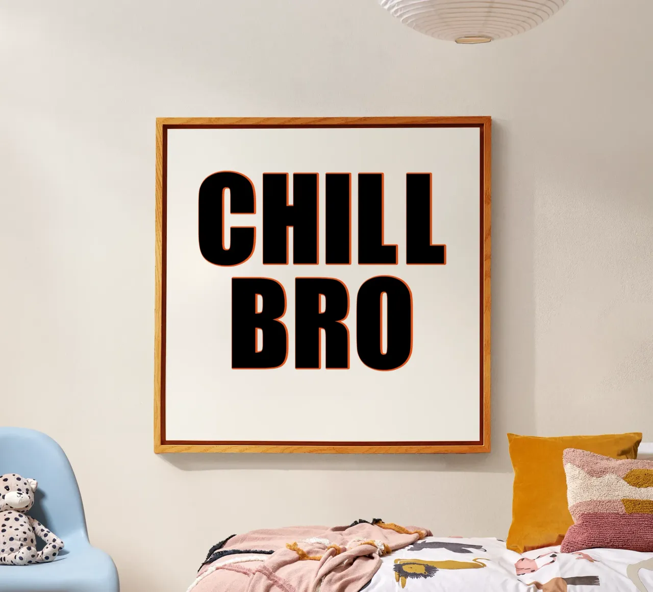 Cool "Chill Bro" plexiglass da Carinaprint