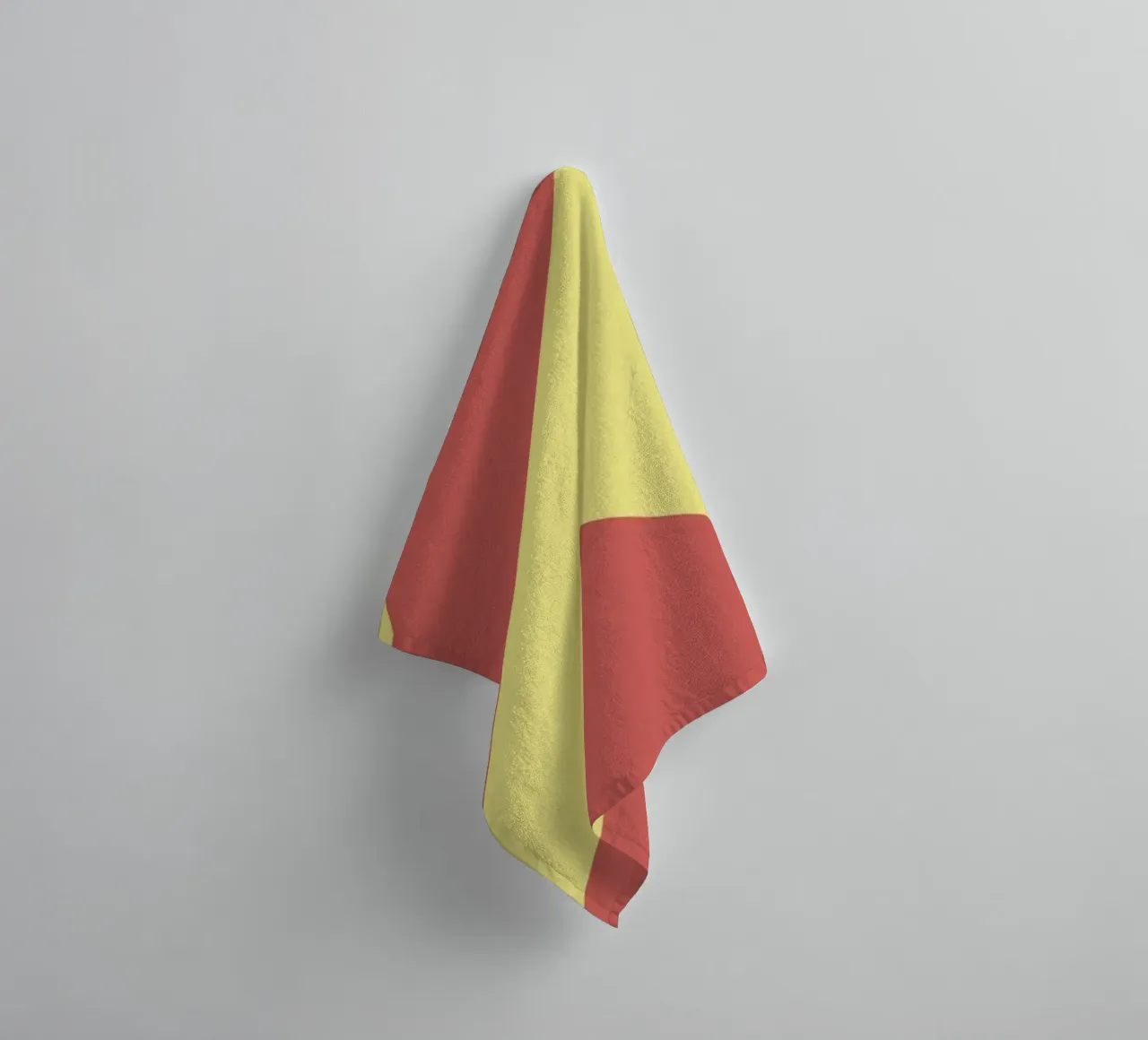 Geometria rossa minimalista asciugamano da bagno da MODERN NUANCE