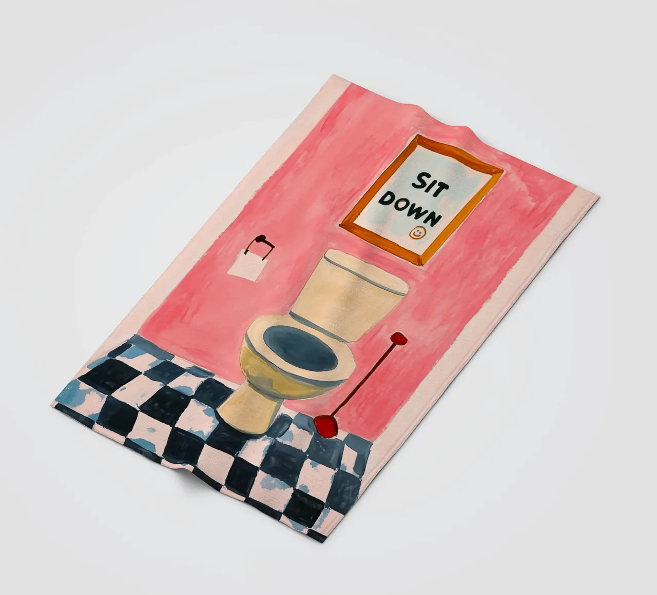 Please sit down Fleecedecke von Carinaprint