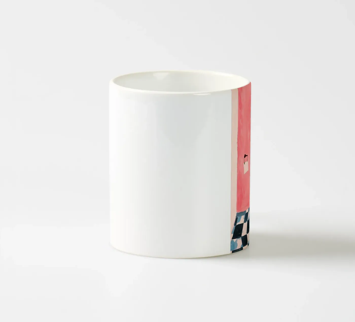 Please sit down ceramic mug by Carinaprint