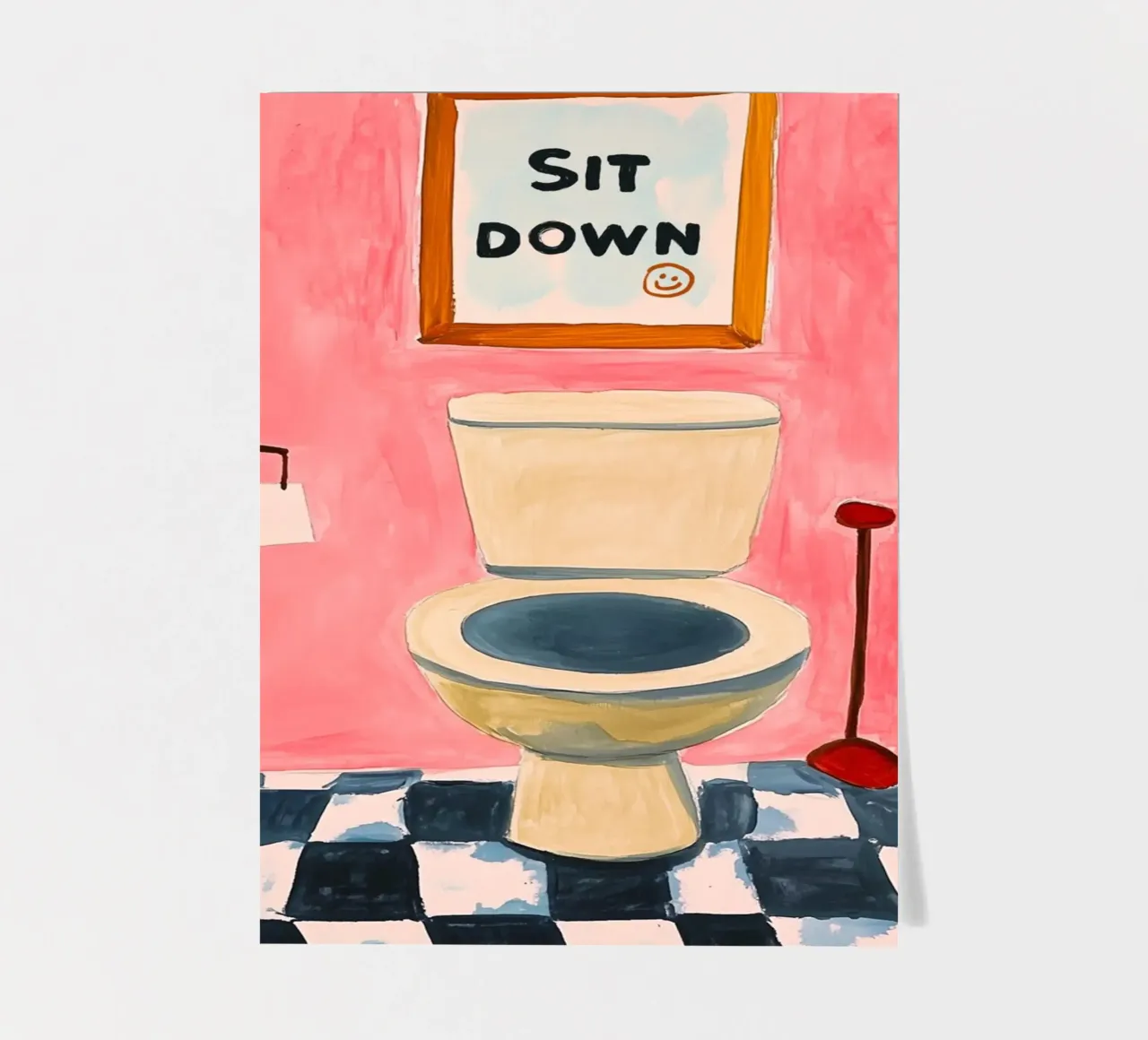 Please sit down sticker sheet by Carinaprint