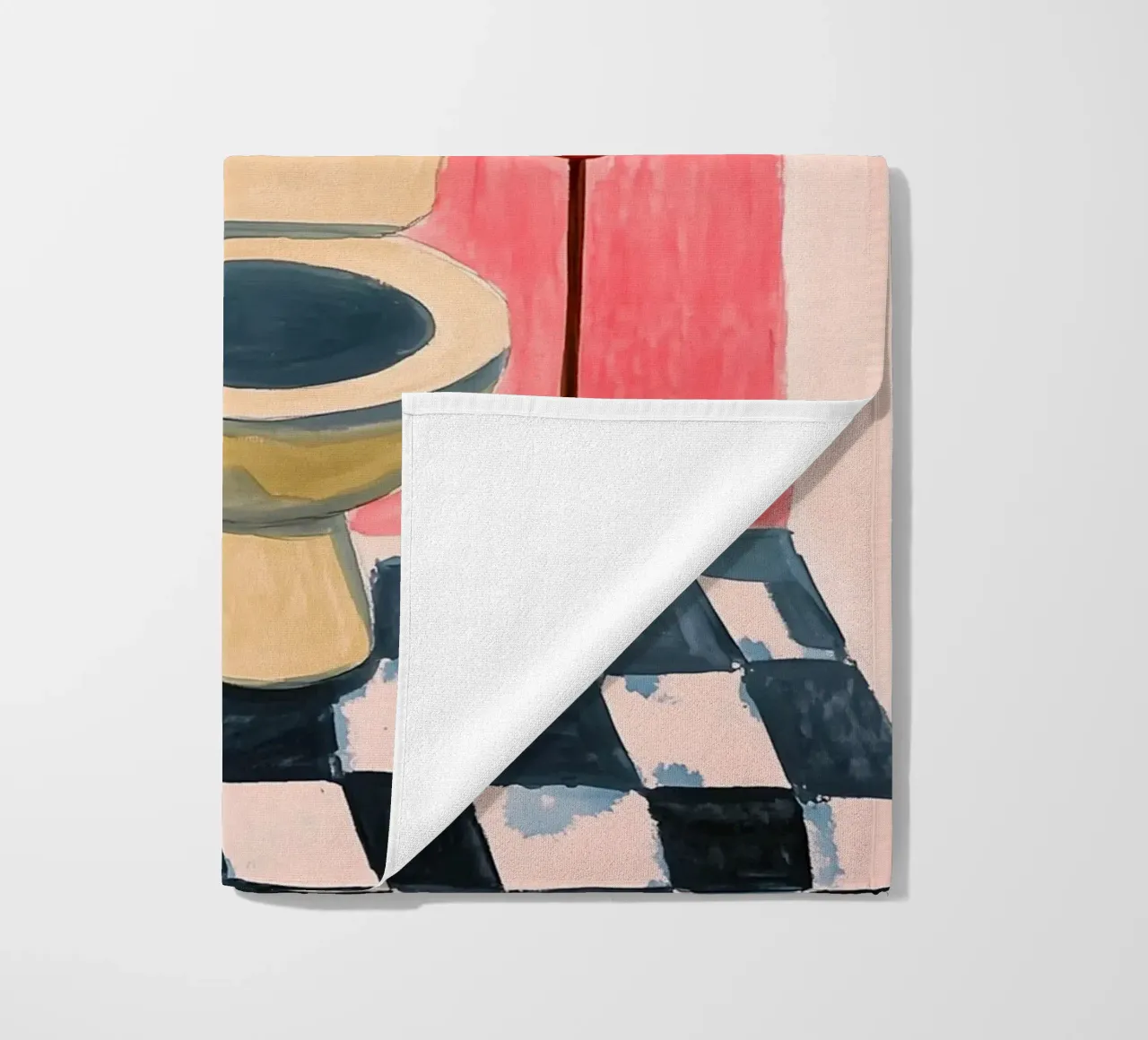 Please sit down beach towel by Carinaprint