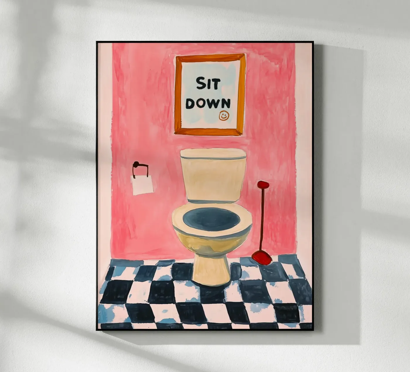 Please sit down Acryl-Glas von Carinaprint