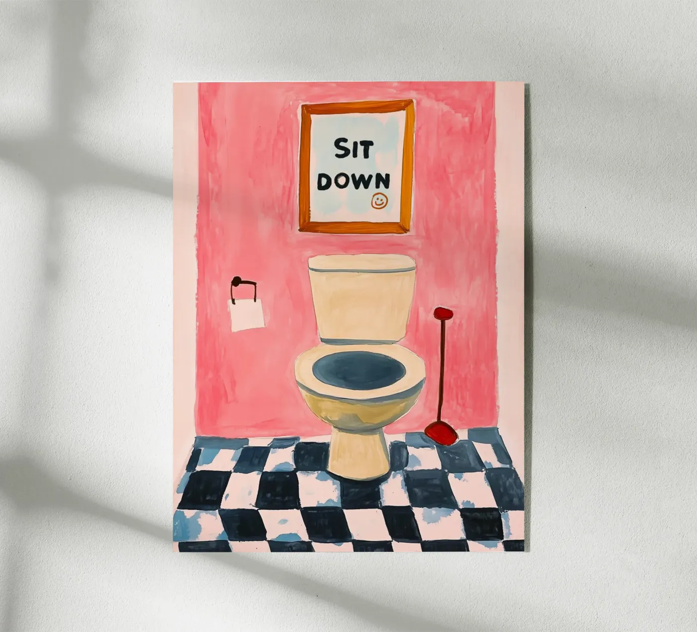 Please sit down Acryl-Glas von Carinaprint