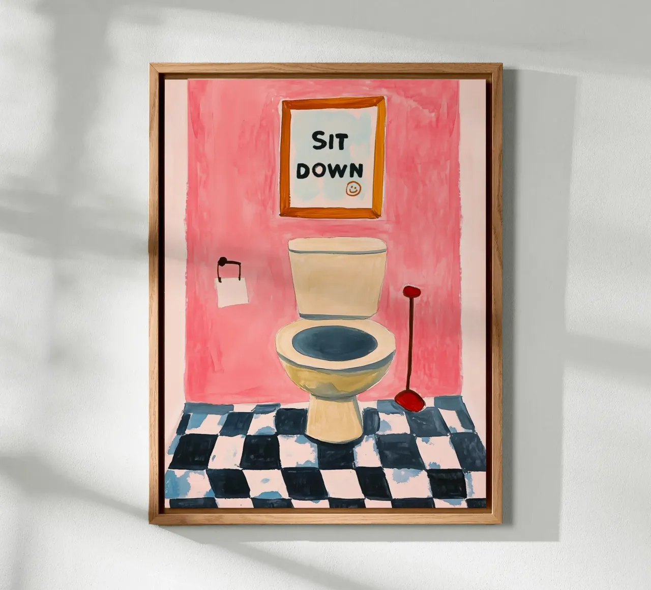 Please sit down forex plate by Carinaprint