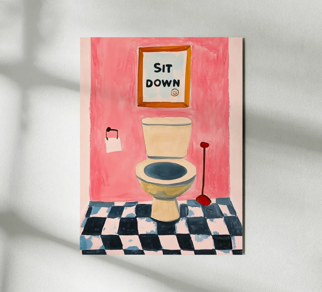 Please sit down forex plate by Carinaprint