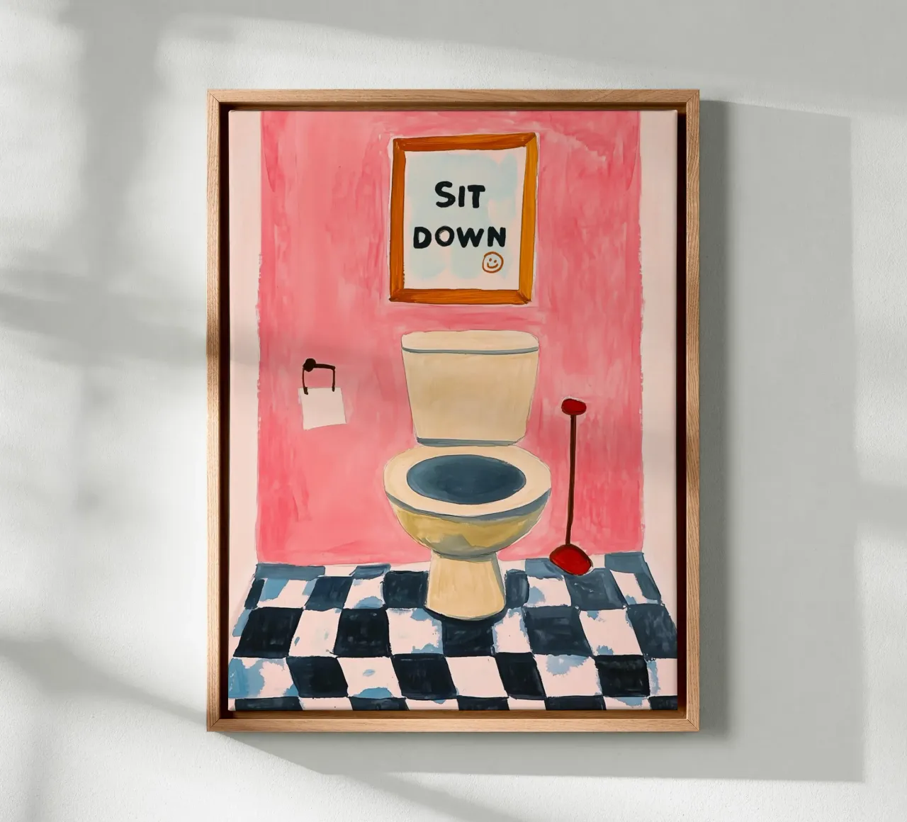 Per favore, siediti tela da Carinaprint