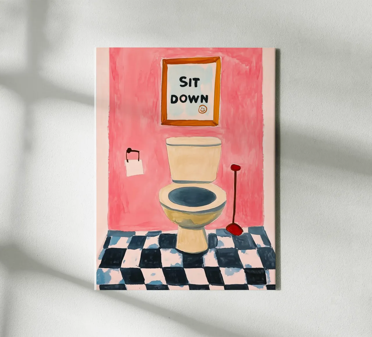 Per favore, siediti tela da Carinaprint