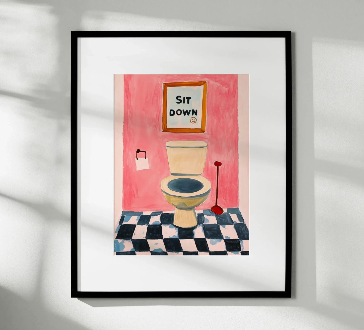 S'il vous plaît, asseyez-vous poster de Carinaprint