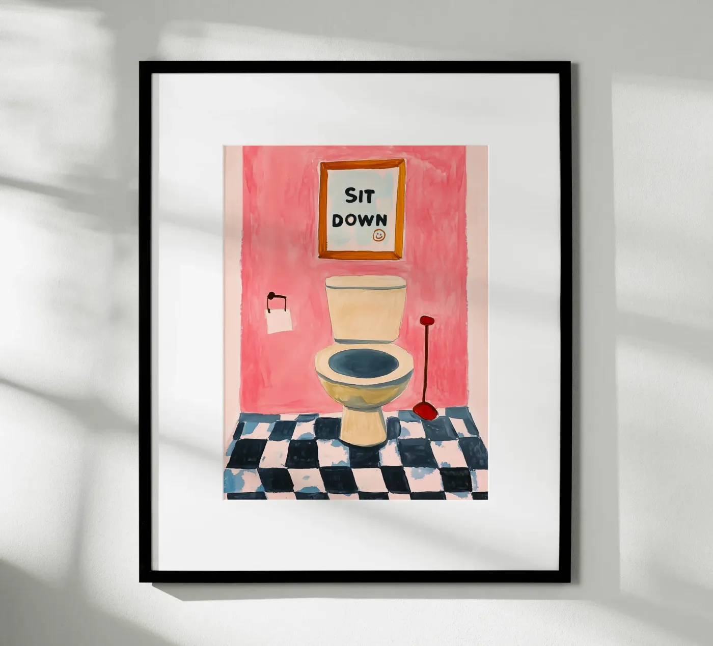 Per favore, siediti poster da Carinaprint
