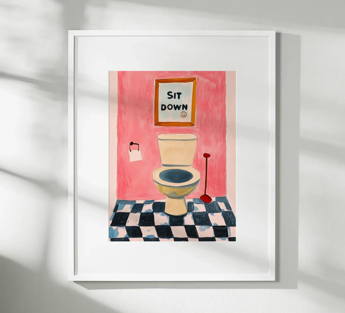 Per favore, siediti poster da Carinaprint