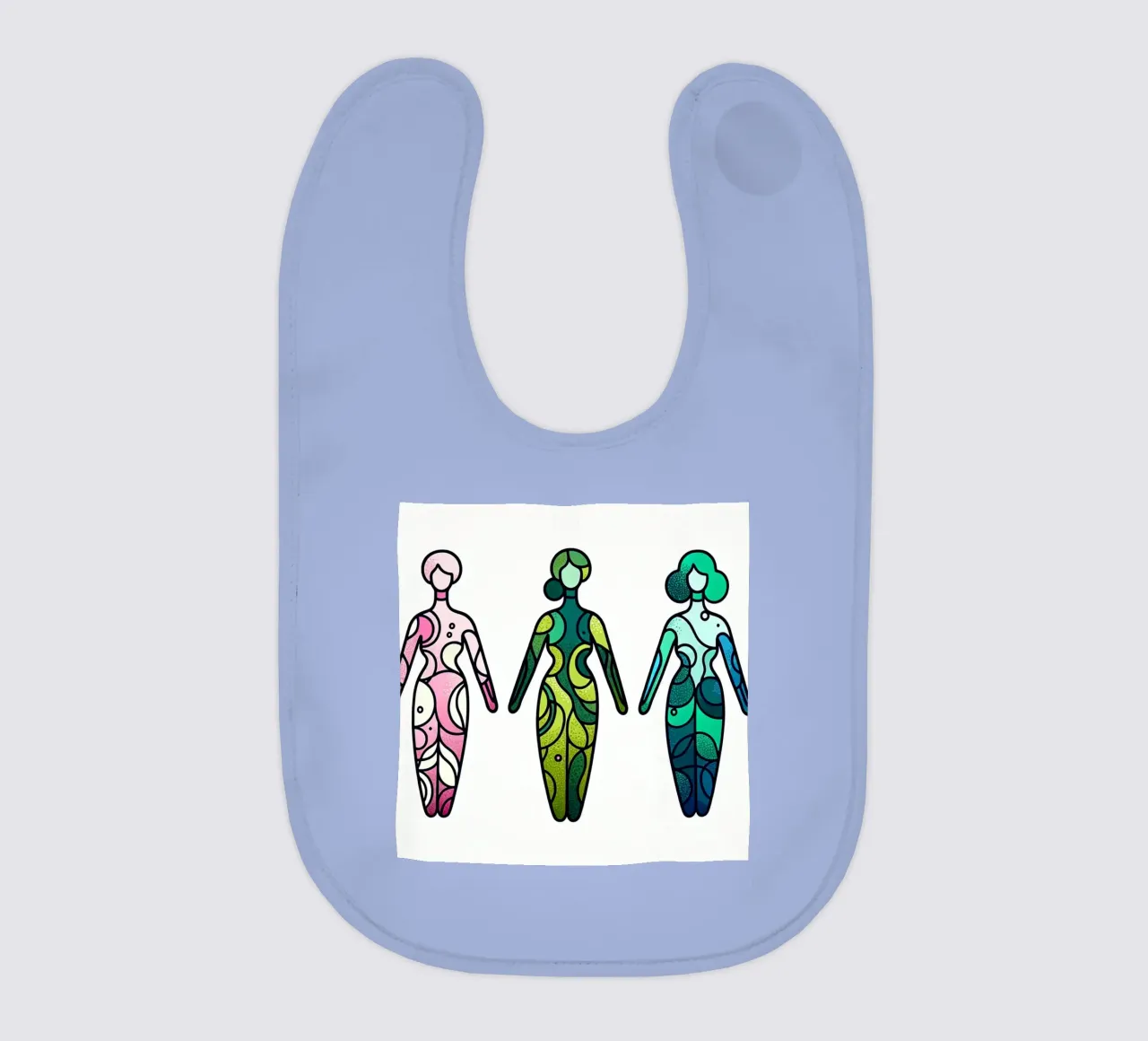 Women and fashion baby bib by CASTILO