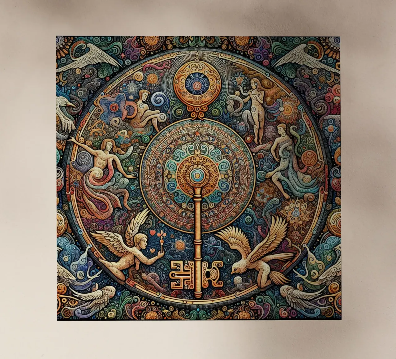 De sleutel tot kunst backlit folie van CASTILO