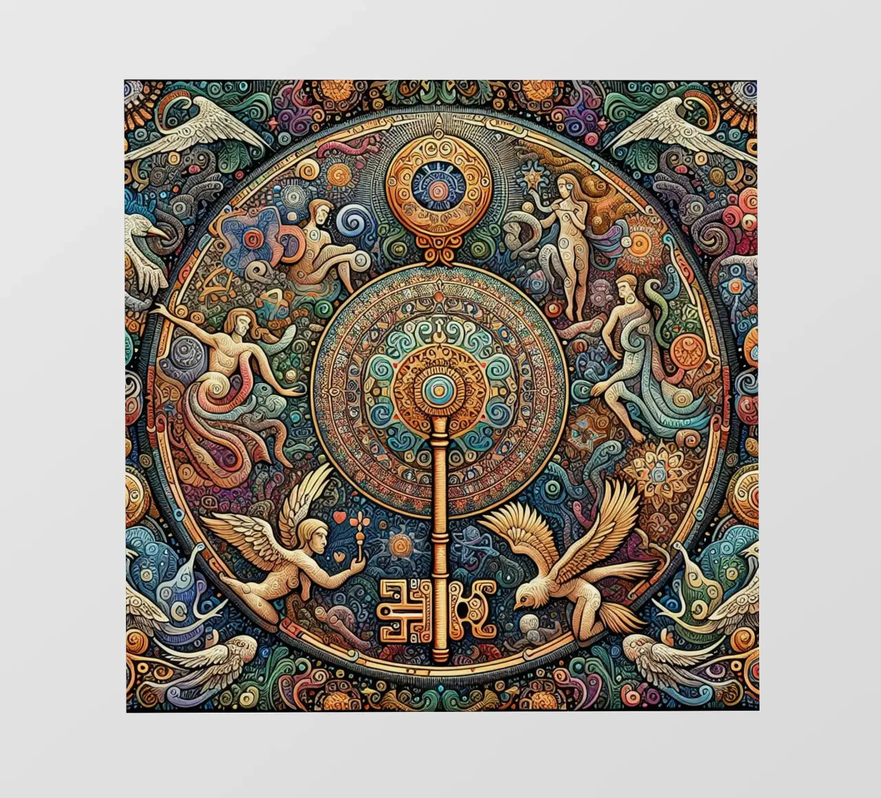 De sleutel tot kunst backlit folie van CASTILO