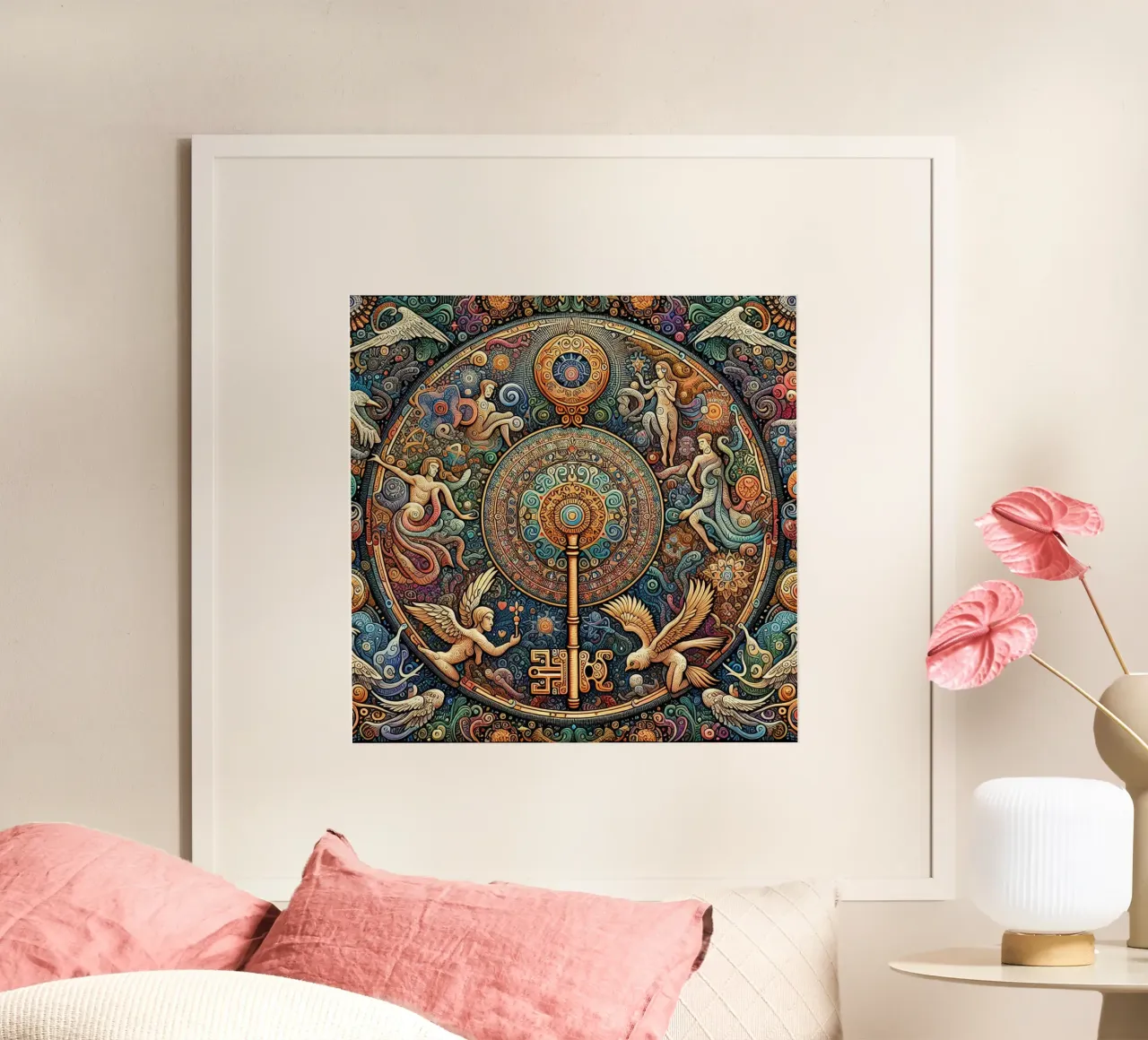 La chiave dell'arte poster da CASTILO