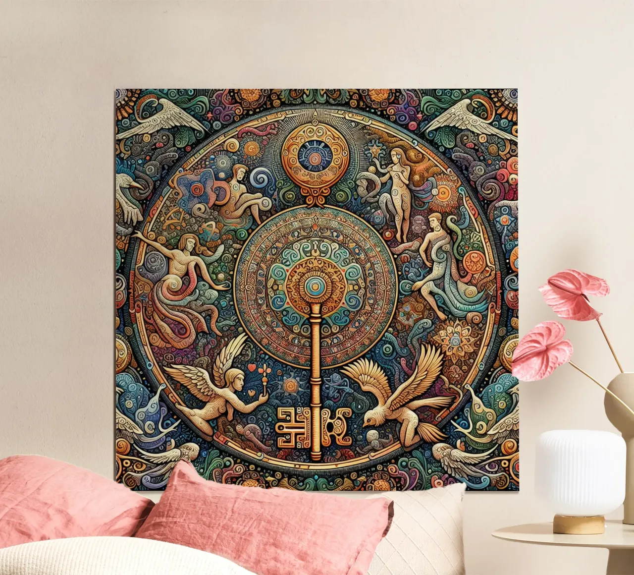 La chiave dell'arte poster da CASTILO