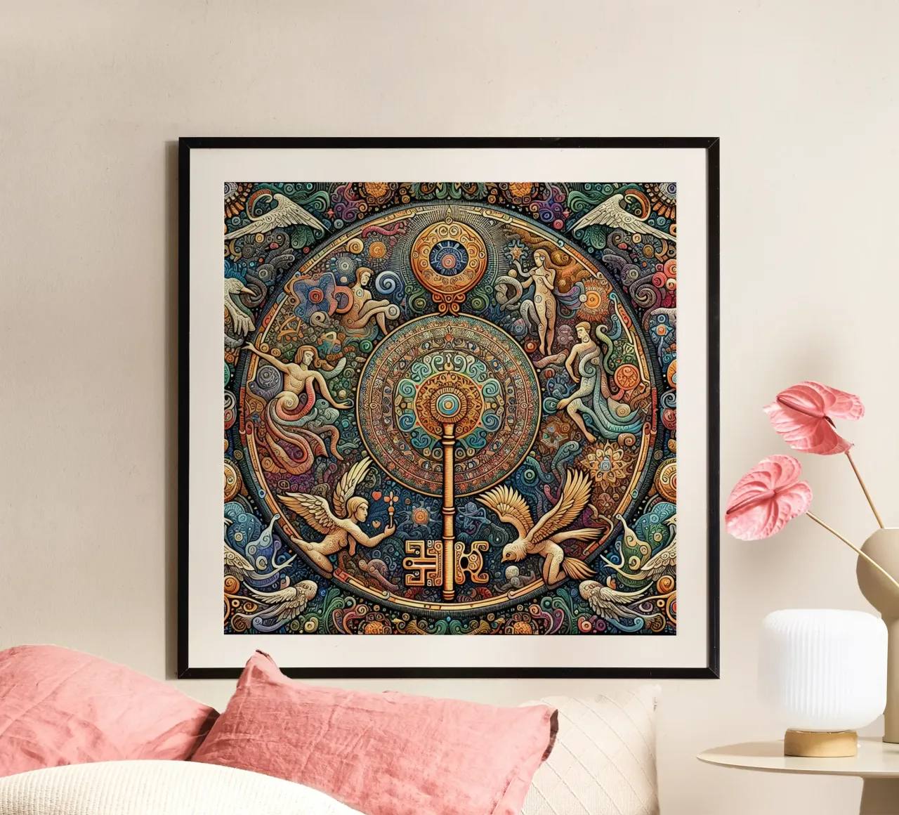 La chiave dell'arte poster da CASTILO