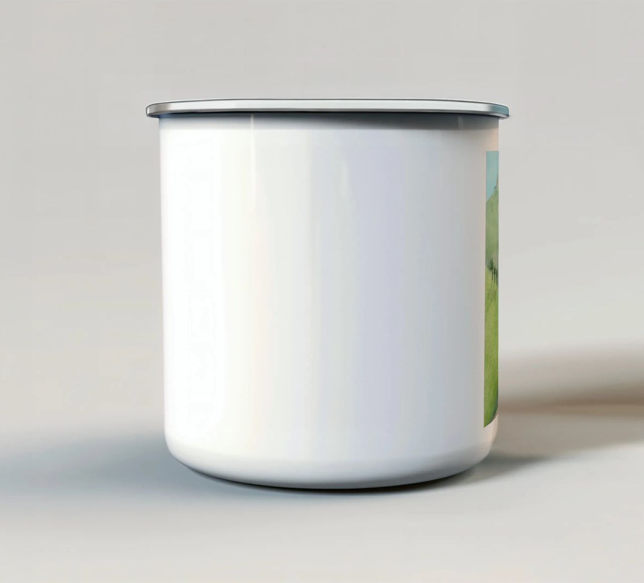 THE WAY tazza in smalto da Inge Hauser Illustration