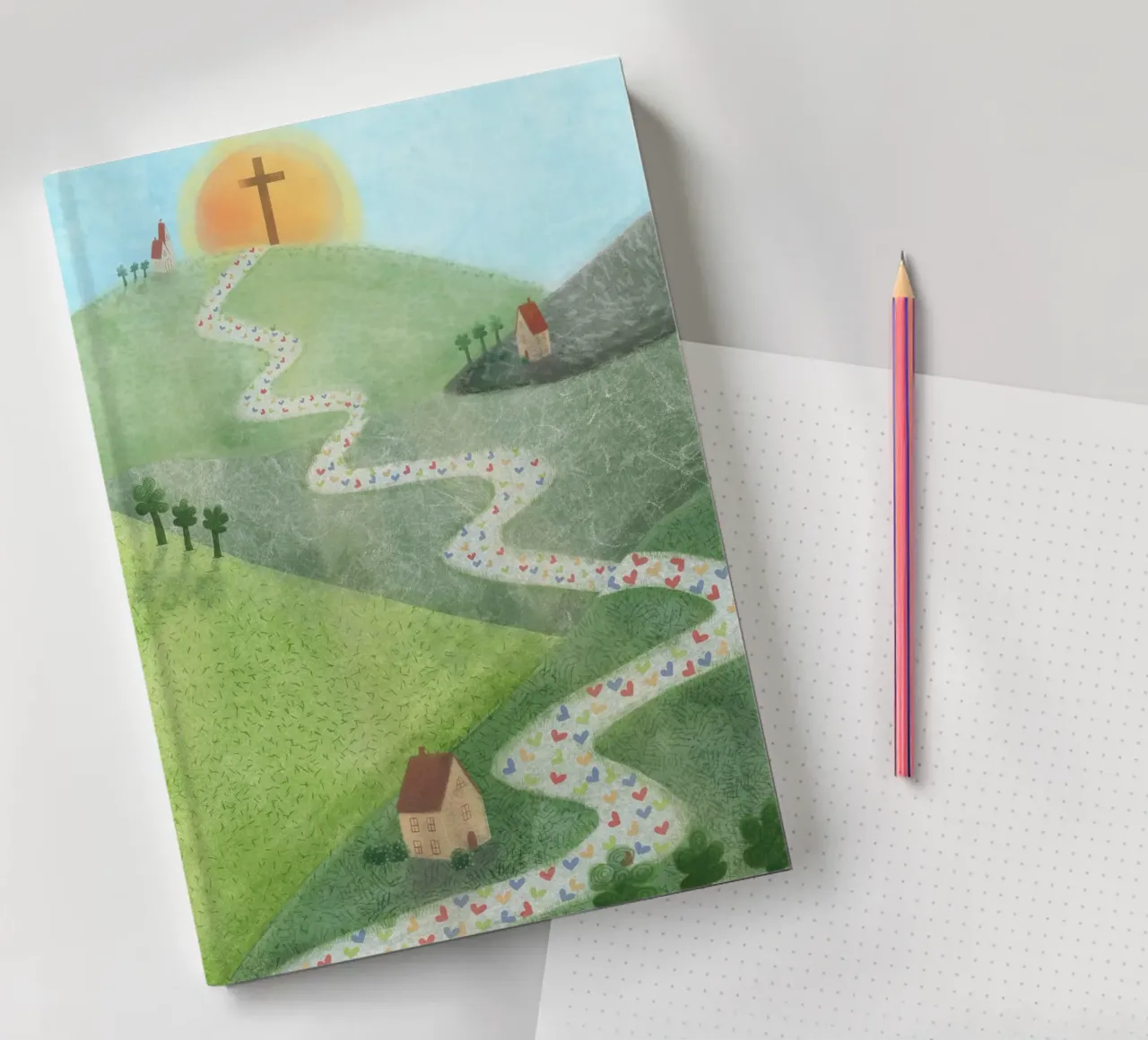 THE WAY notebook by Inge Hauser Illustration