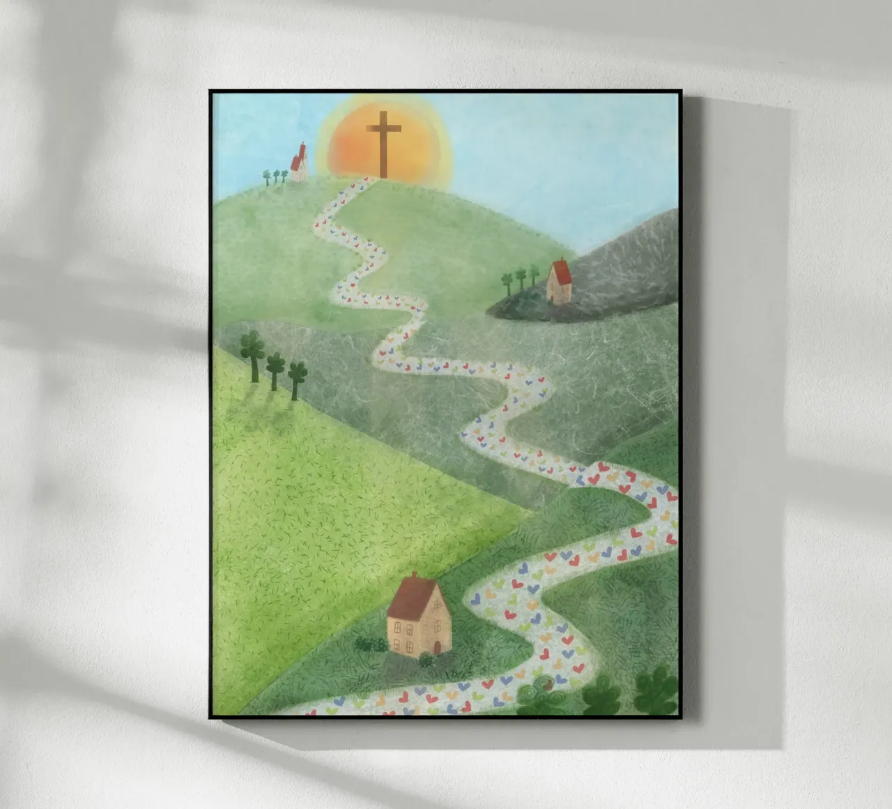 THE WAY plexiglass da Inge Hauser Illustration