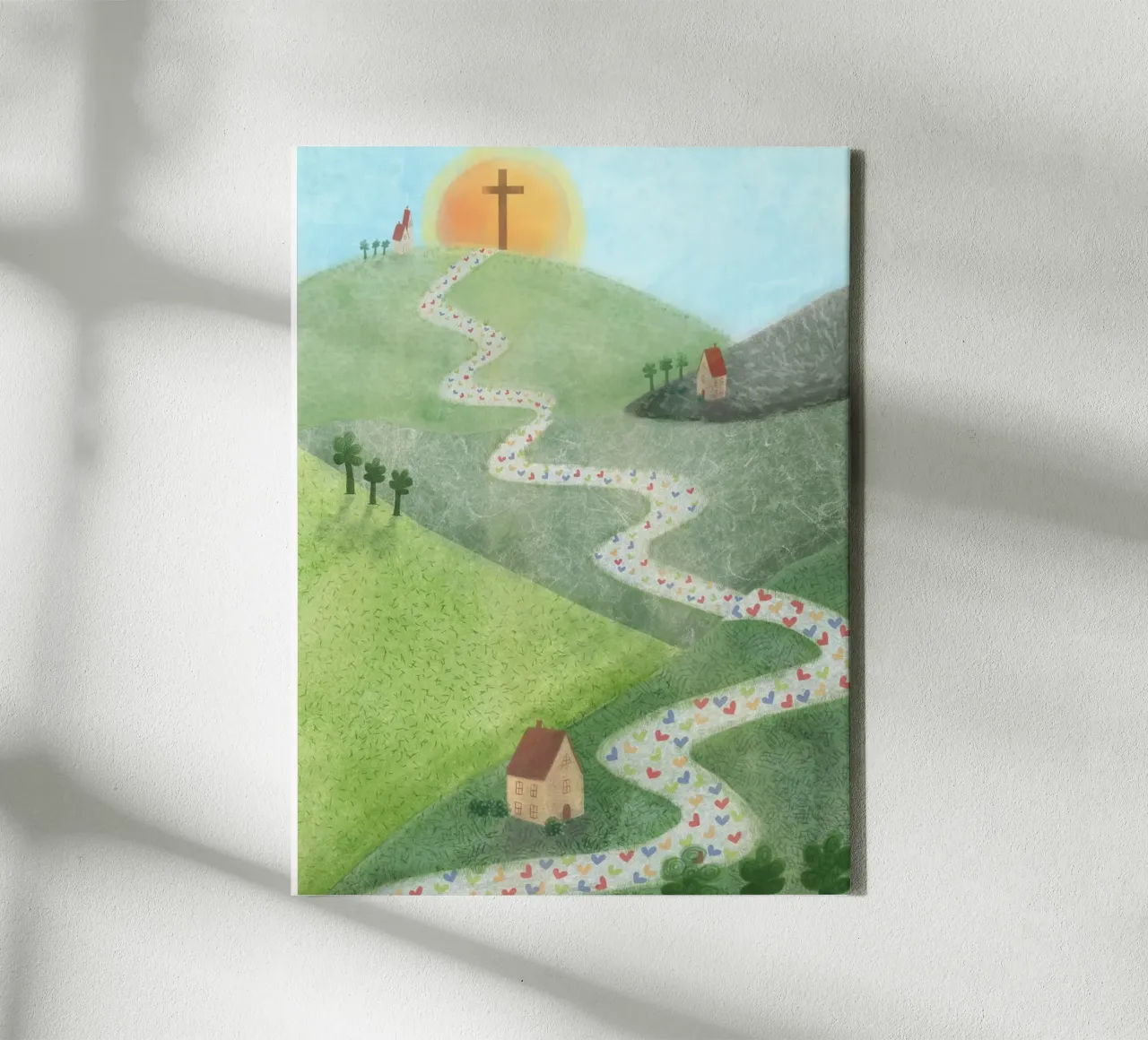 THE WAY canvas met Baklijst van Inge Hauser Illustration