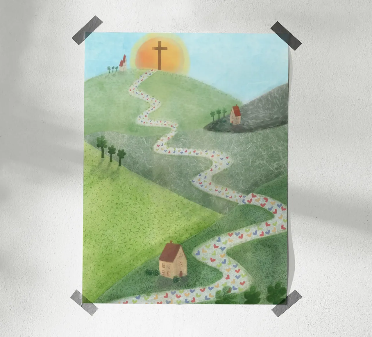 THE WAY carta hahnemühle da Inge Hauser Illustration