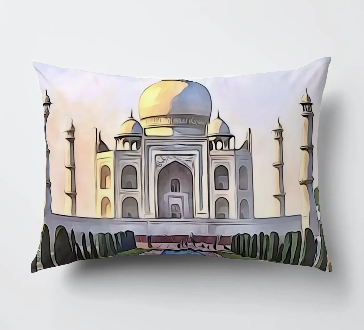 Taj Mahal, indiano, Motiv 13 cuscino da ZAMART