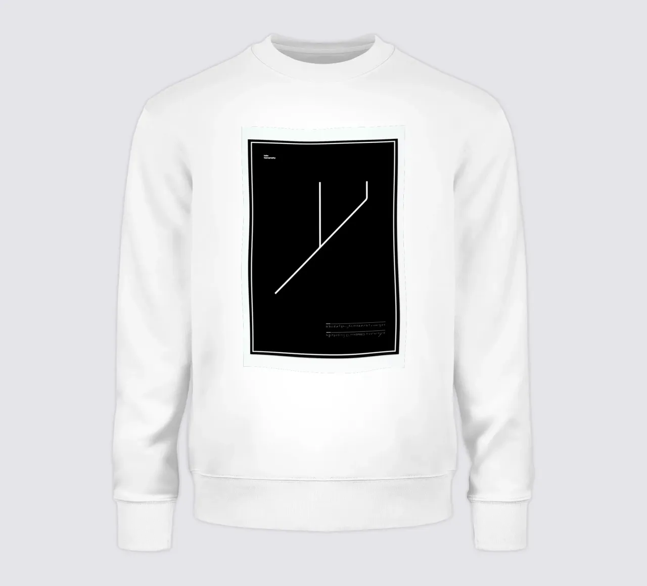 Tube Font sweatshirt van Marcin Plonka
