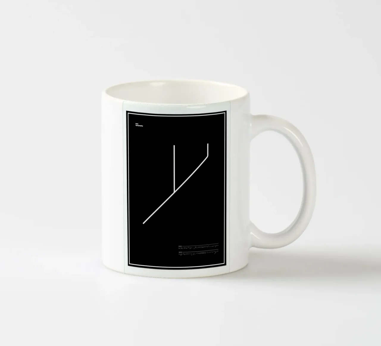 Tube Font tazza in ceramica da Marcin Plonka