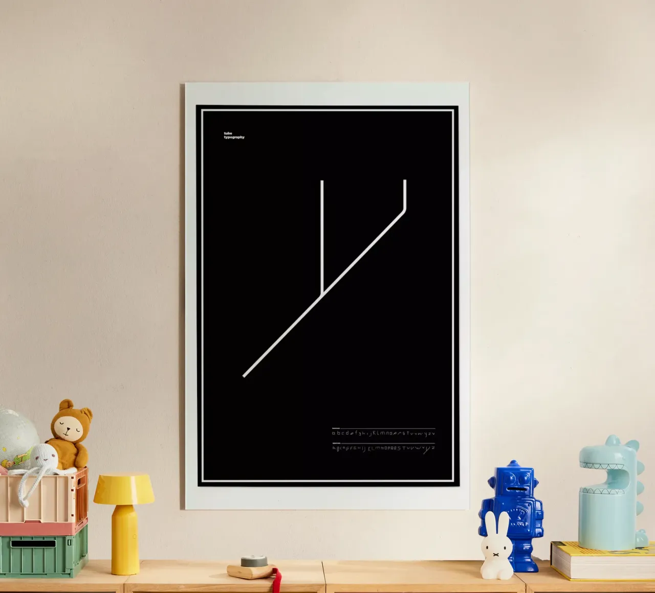 Tube Font plexiglass da Marcin Plonka