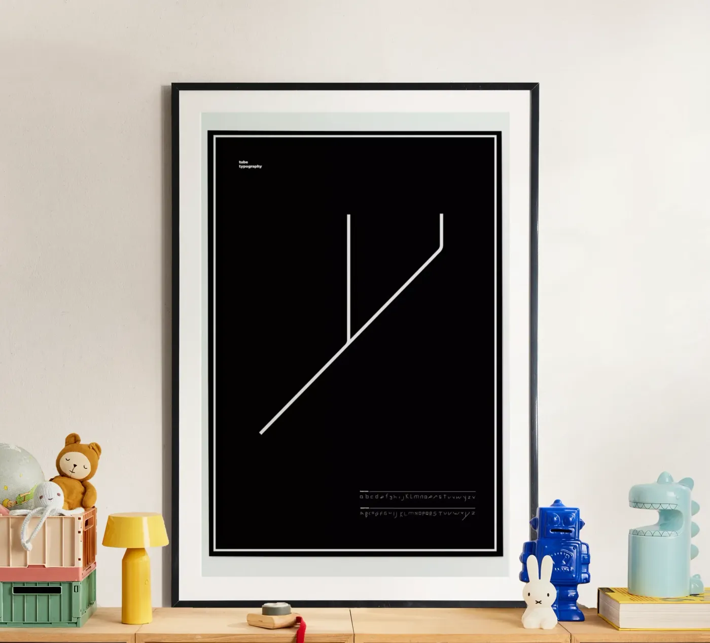 Tube Font poster da Marcin Plonka