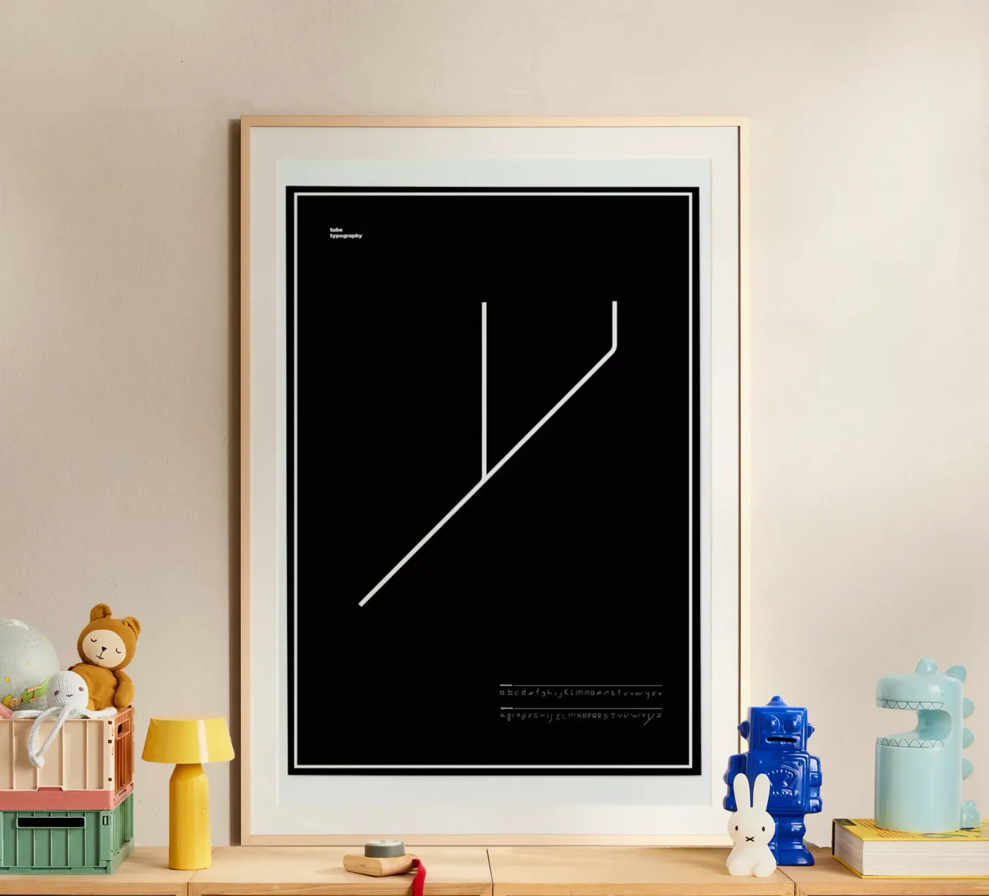 Tube Font poster da Marcin Plonka