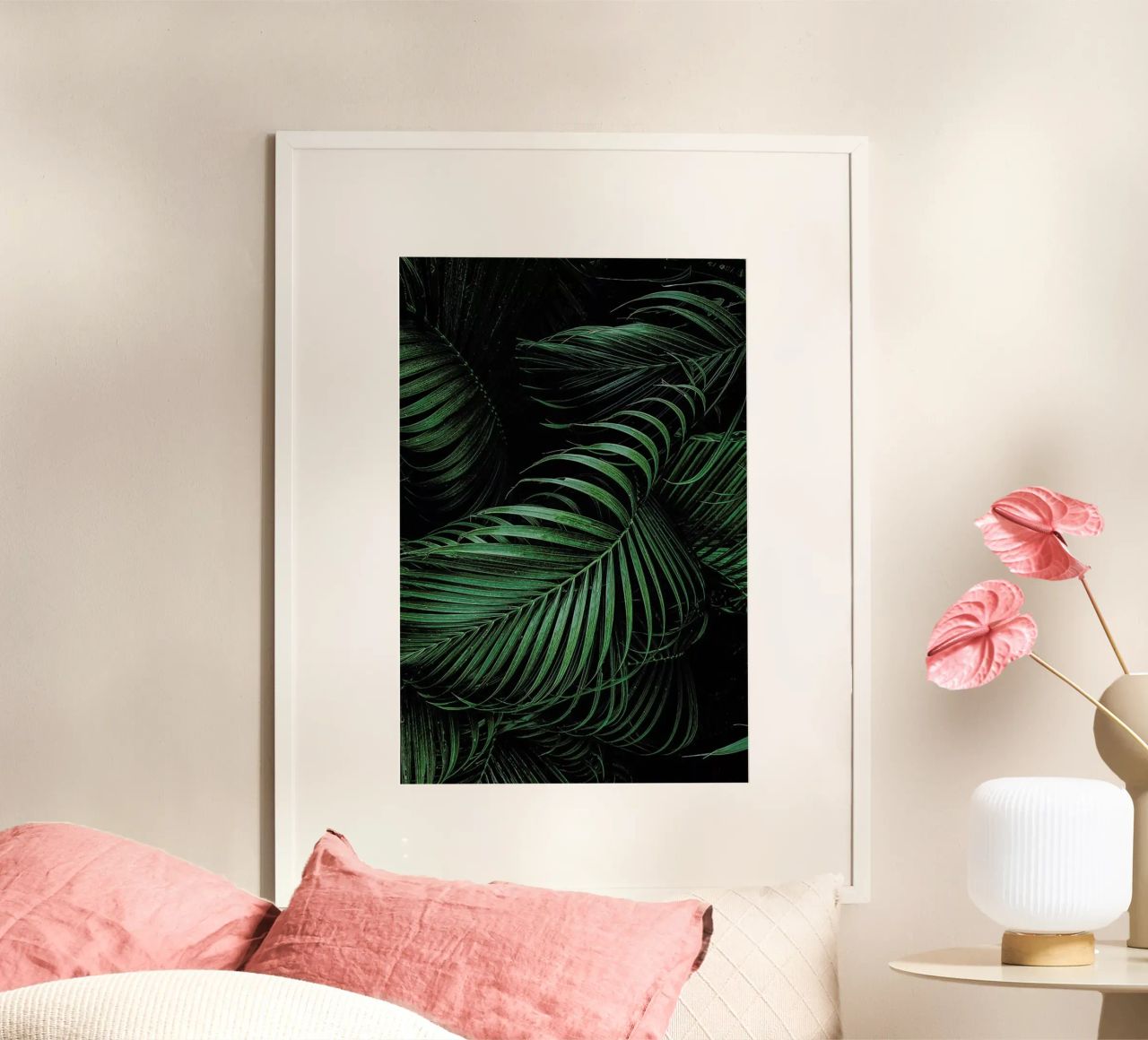 Feathered Palm Poster von Flora & Fauna