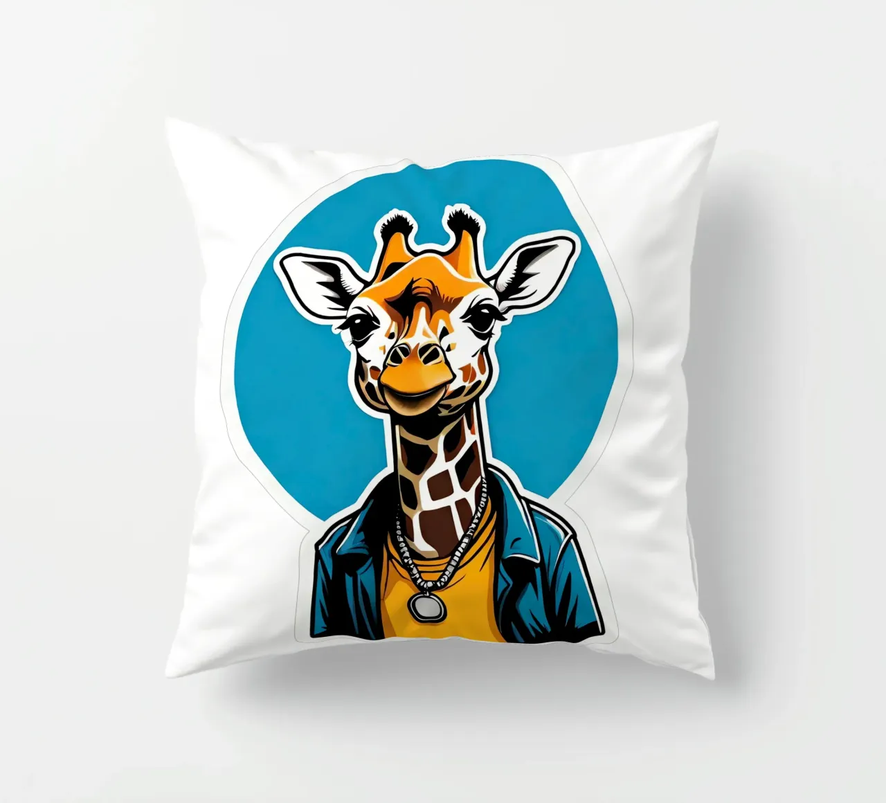 Giraffa, motivo 2 cuscino da ZAMART - PopArt