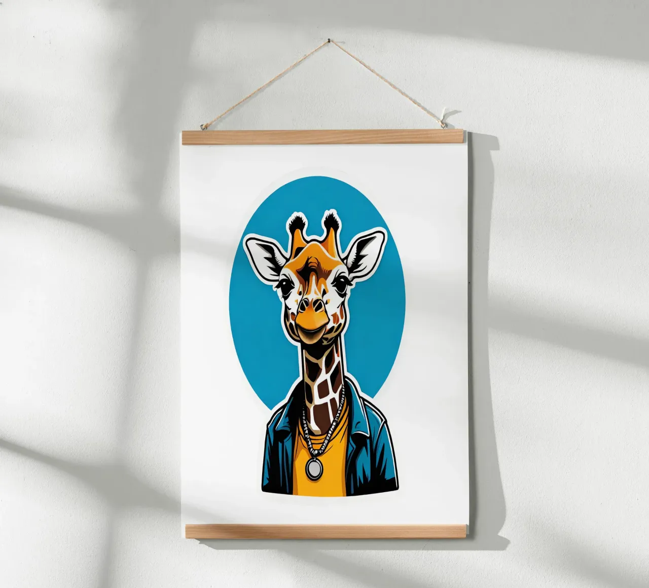 Giraffa, motivo 2 poster da ZAMART - PopArt