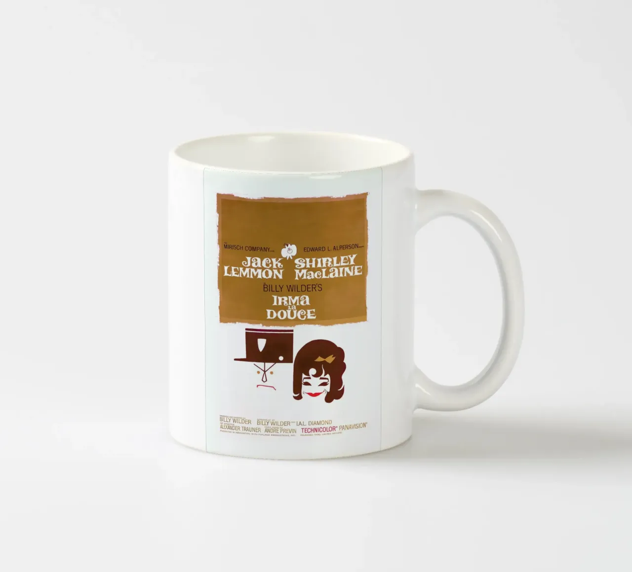 ‘Irma La Douce’ Retro Movie Poster tazza in ceramica da Gallery Print and Art Limited