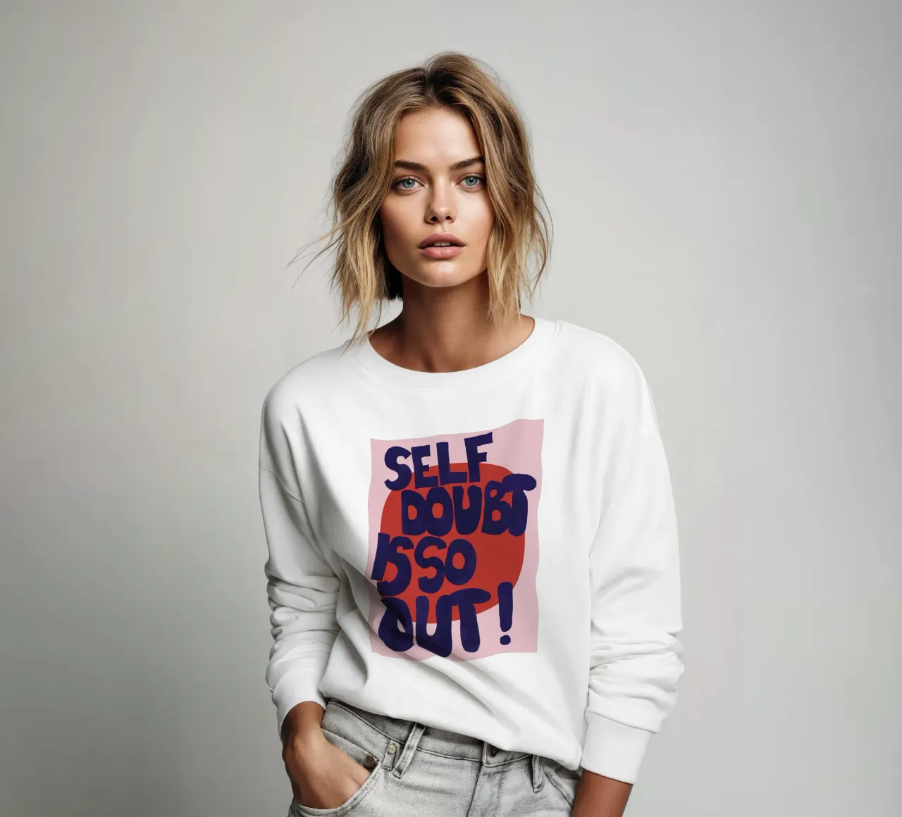 Self Doubt is so out! felpa da thesoulhugclub