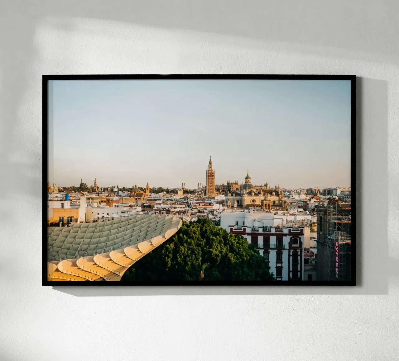 Siviglia, Spagna - Il sole della sera con vista sulla città carta hahnemühle da Bold and Retro