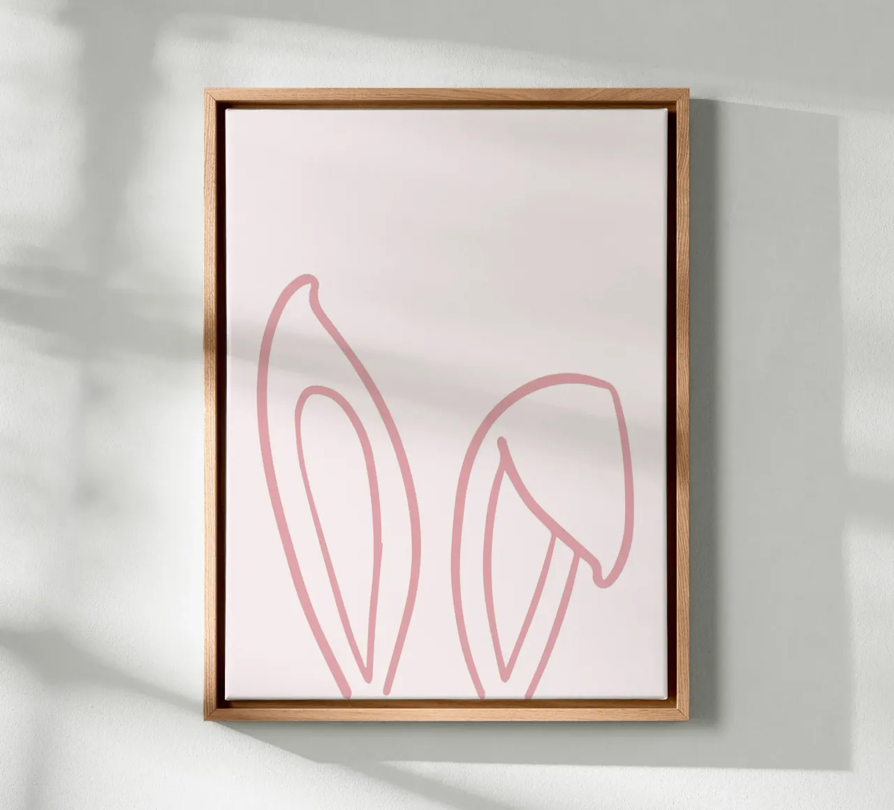 Easter Bunny tela con Cornice a cassetta da Dreamer10