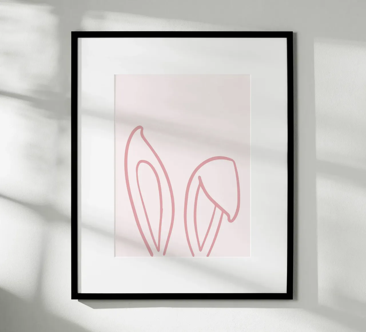 Easter Bunny poster con telaio in alluminio da Dreamer10