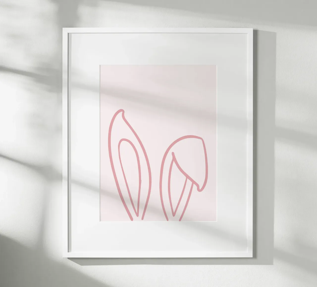 Easter Bunny poster con telaio in alluminio da Dreamer10