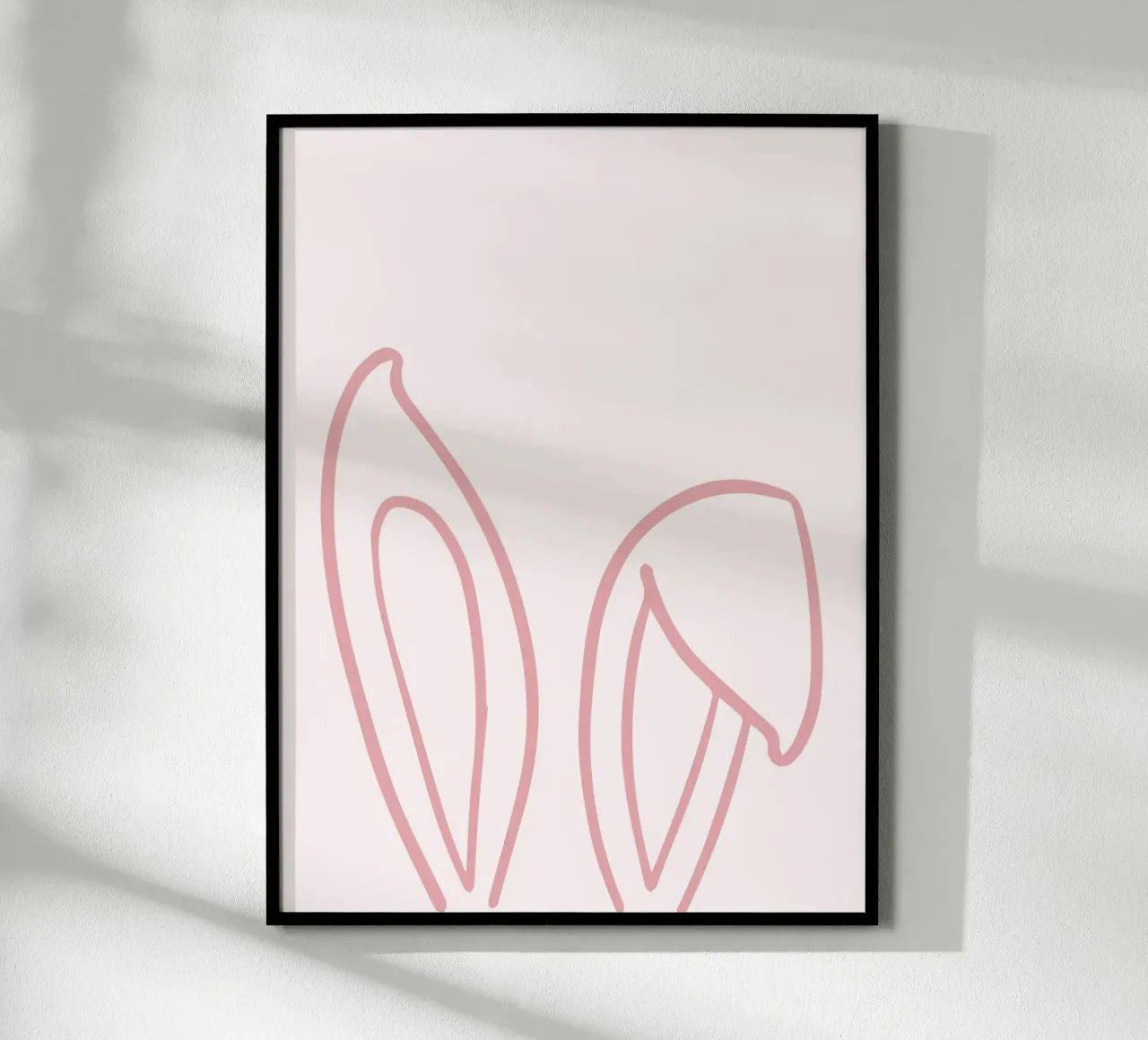 Easter Bunny poster con telaio in alluminio da Dreamer10