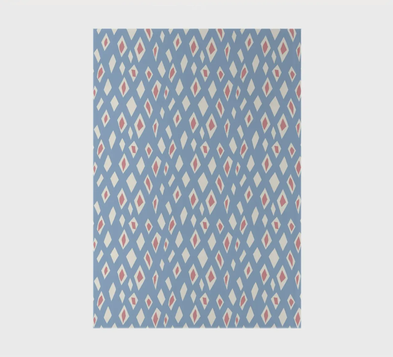 Diamond and ruby seamless pattern notebook by Little Dean