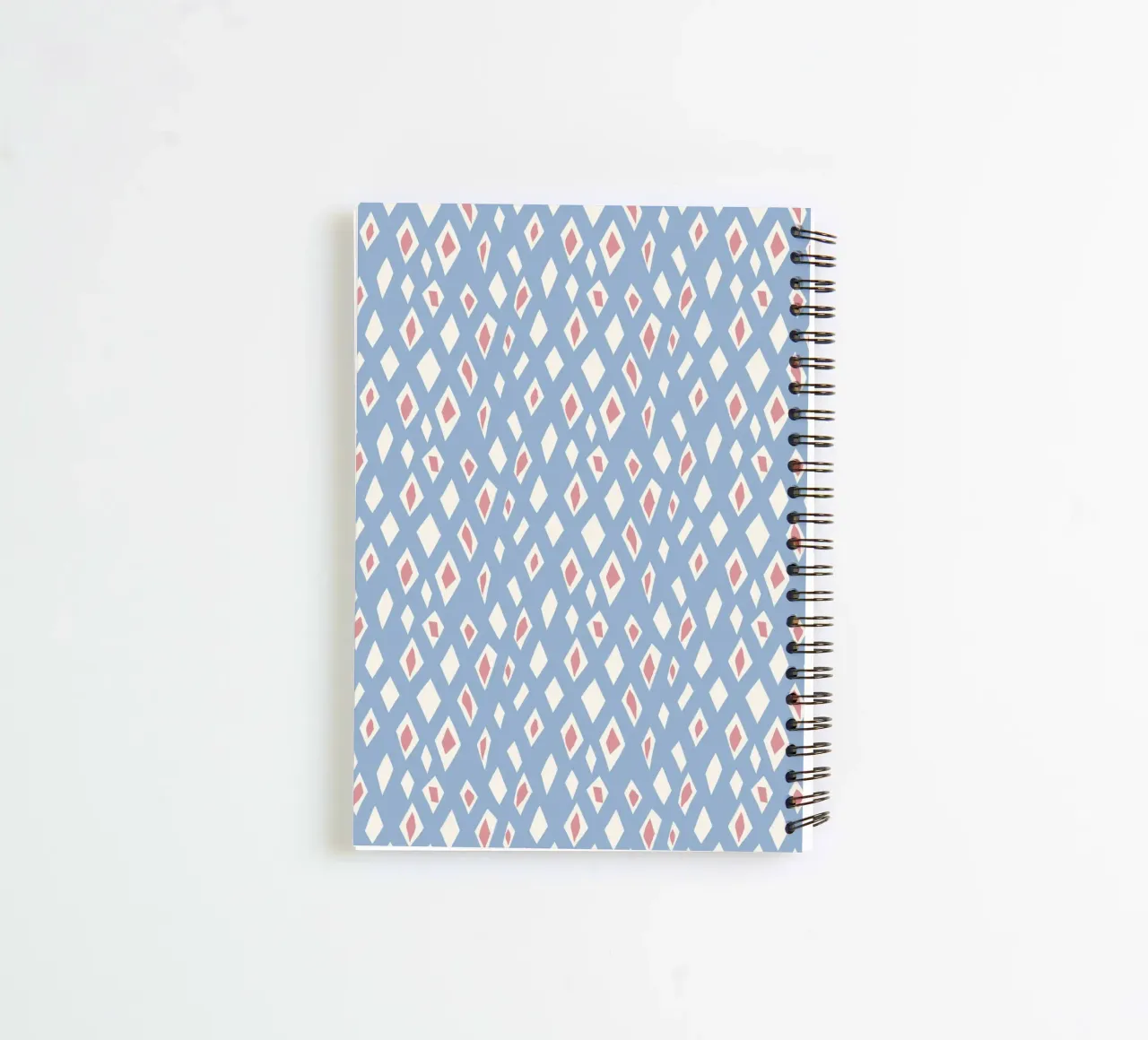 Diamant en robijn naadloos patroon notitieboek met spiraal van Little Dean