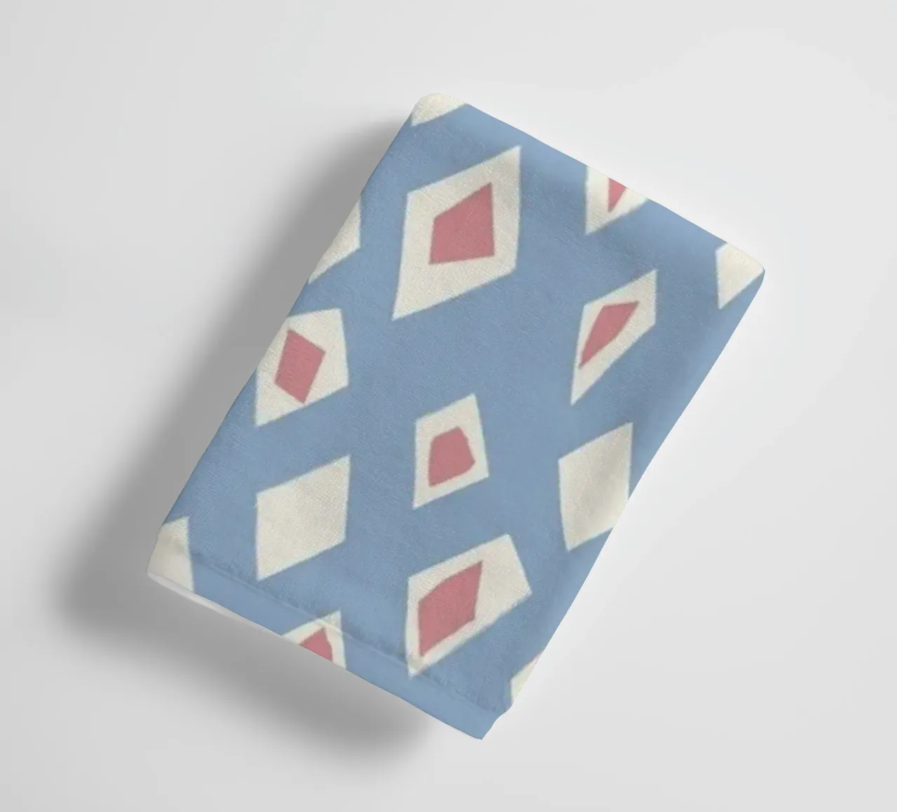 Diamond and ruby seamless pattern towel by Little Dean