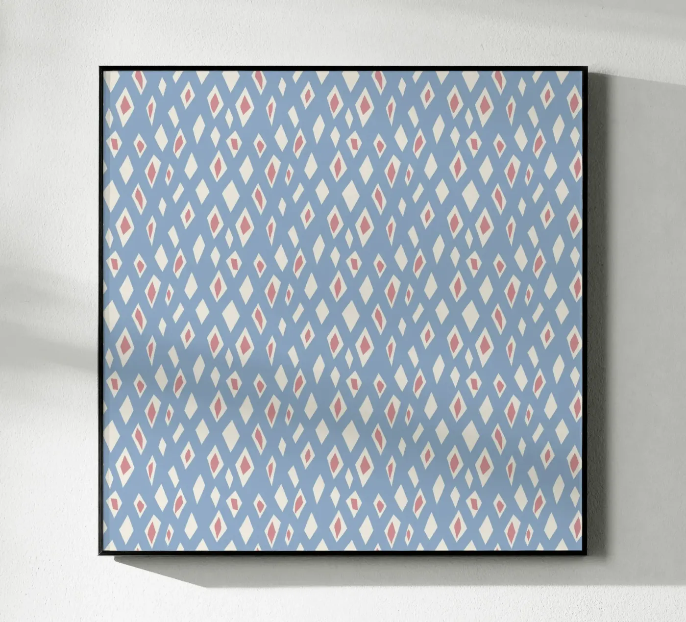 Motif sans couture de diamants et de rubis plexiglas de Little Dean